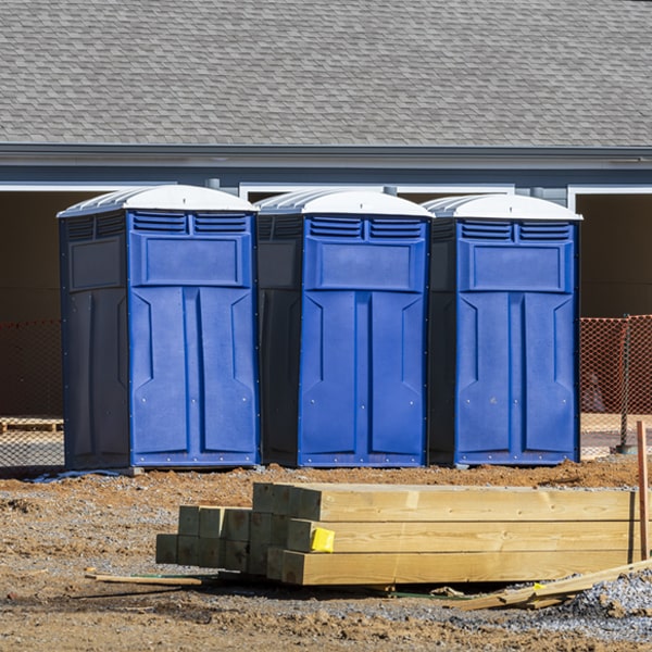 are there any restrictions on where i can place the portable restrooms during my rental period in Poynette